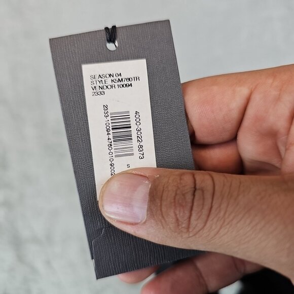 Armani Exchange Tank Top Womens Size S Black Chain Link Detail Flowy Viscose - Picture 5 of 8